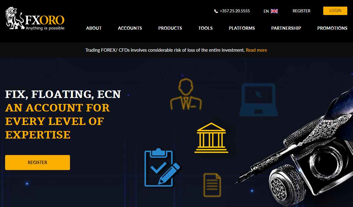 Fxoro affiliate program